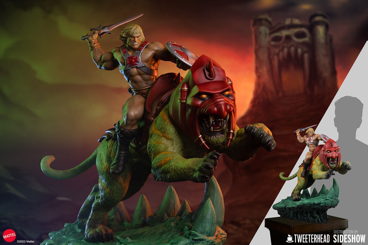 He-Man and Battle Cat Classic Deluxe Exclusive Edition - Prototype Shown View 1