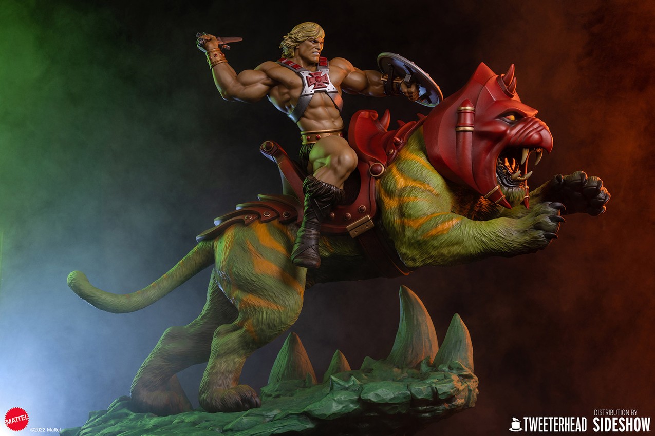He-Man and Battle Cat Classic Deluxe Exclusive Edition - Prototype Shown View 4