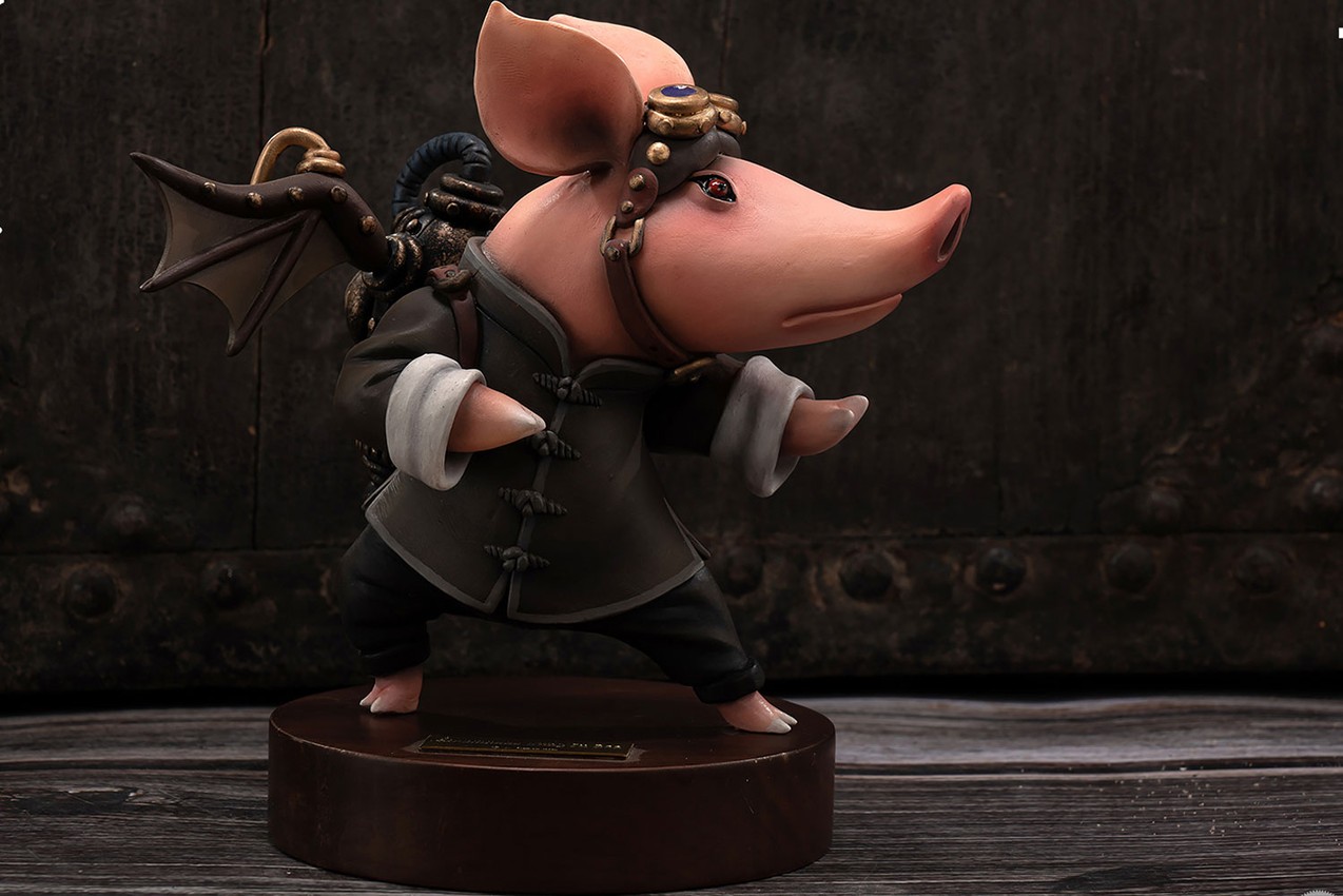 Steampunk Kungfu Boo Figure by Manas SUM | Sideshow Collectibles