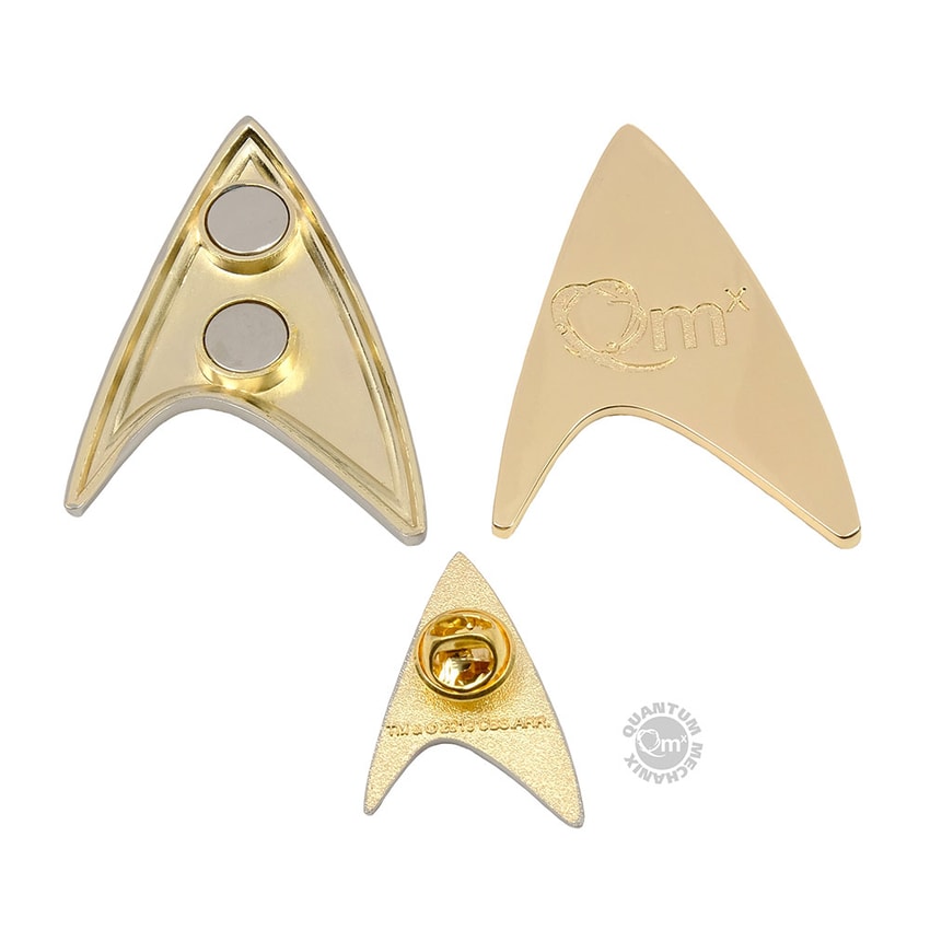 Enterprise Command Badge and Pin Set- Prototype Shown View 3