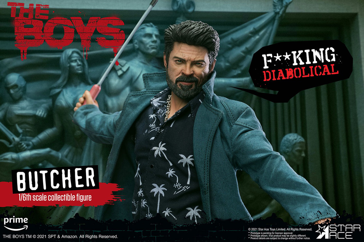 The Boys Billy Butcher Deluxe Sixth Scale Figure - Prototype Shown View 6