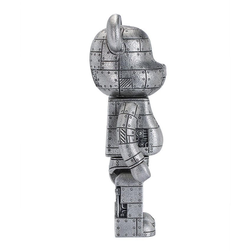 Steampunk Be@rbrick 400% Iron Bright (Special Edition) by Royal 