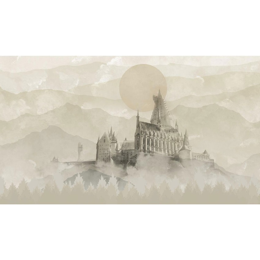 Harry Potter Hogwarts Castle Wallpaper Mural- Prototype Shown