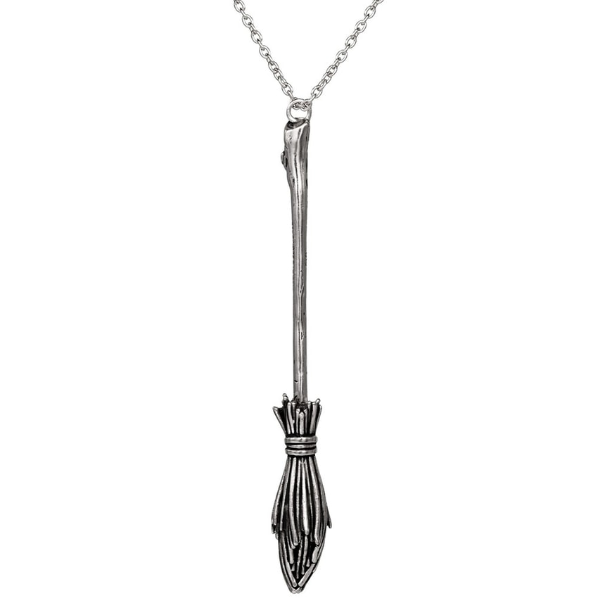 Hocus Pocus Broom Necklace