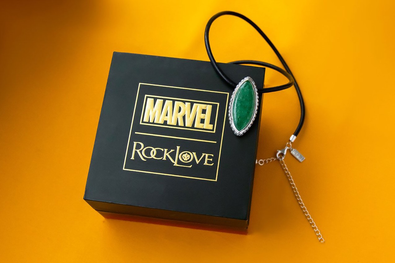 Marvel Shang-Chi Green Pendant Necklace Jewelry - Prototype Shown View 6
