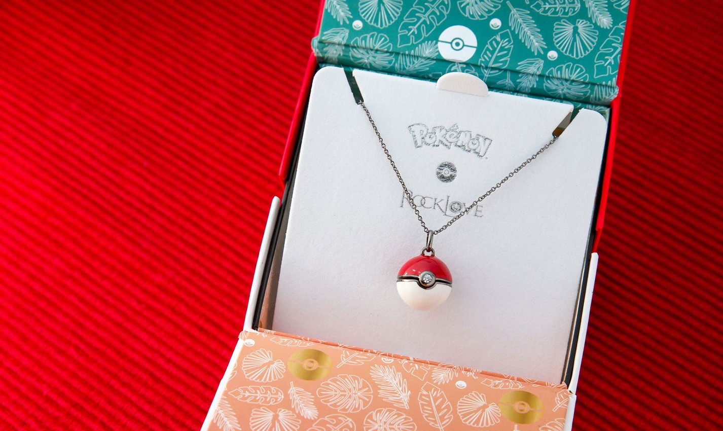 Pokémon Poke Ball Locket Jewelry - Prototype Shown View 1