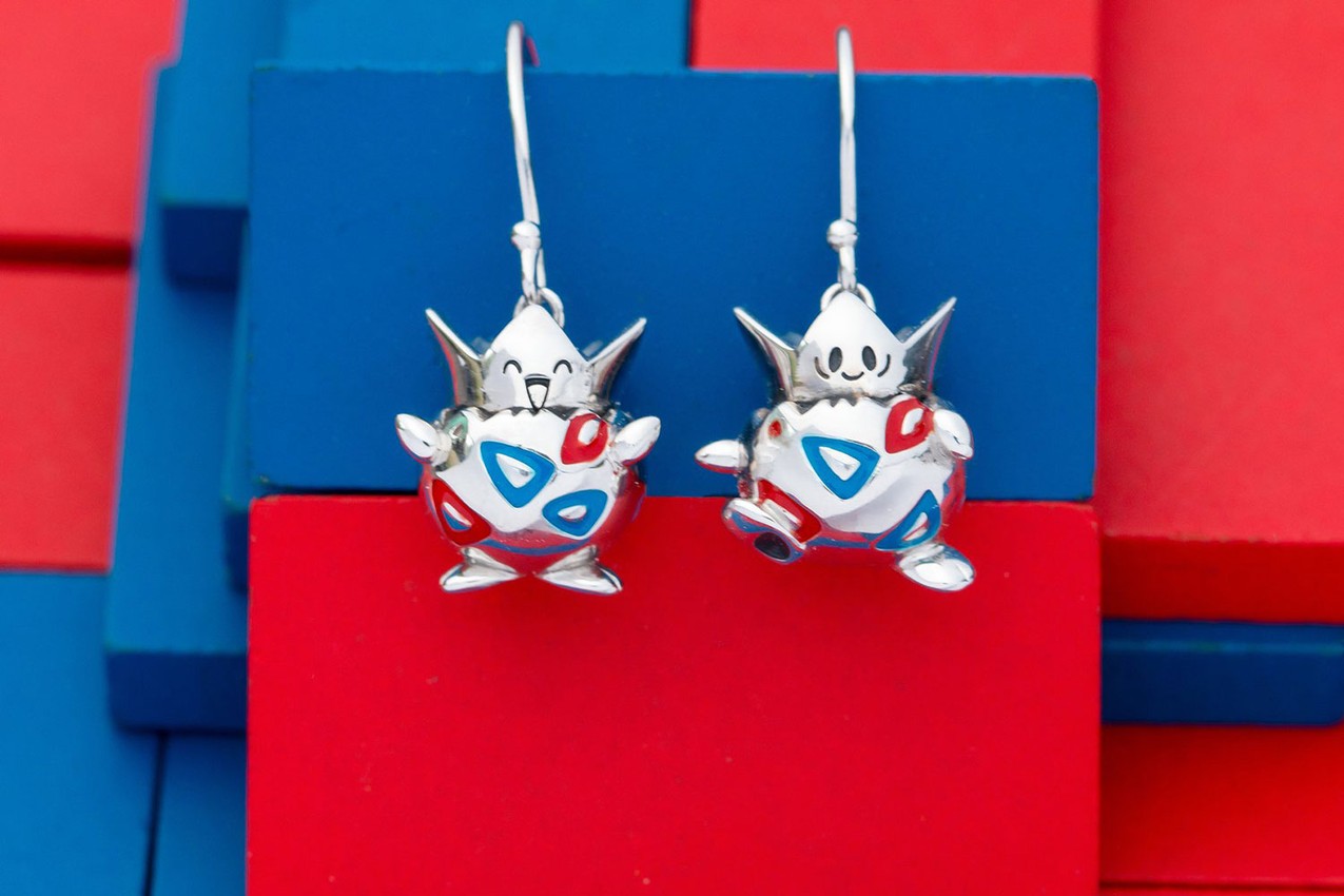 Togepi Earrings- Prototype Shown