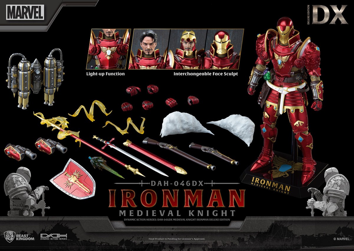 Medieval Knight Iron Man (Deluxe)- Prototype Shown
