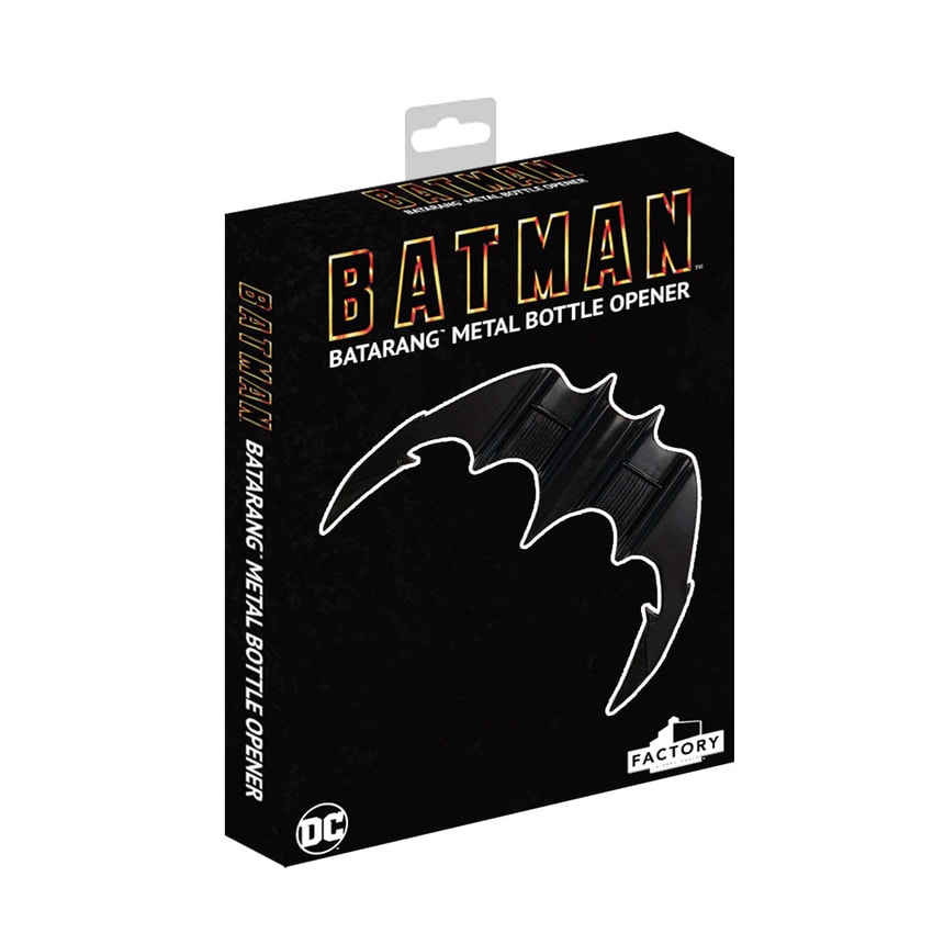 Batman 1989 Batarang Metal Bottle Opener- Prototype Shown