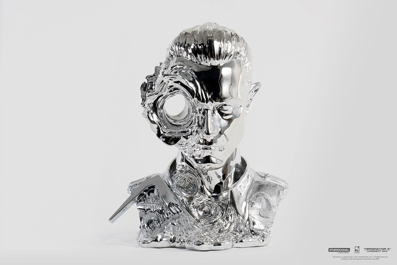 T-1000 Art Mask (Liquid Metal)- Prototype Shown View 1