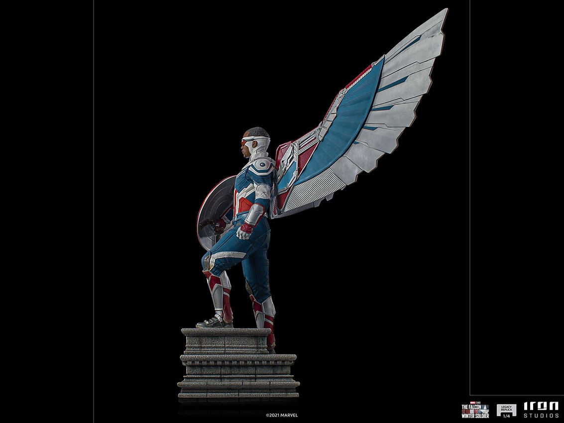 Captain America Sam Wilson (Open Wings Version) Collector Edition - Prototype Shown View 2