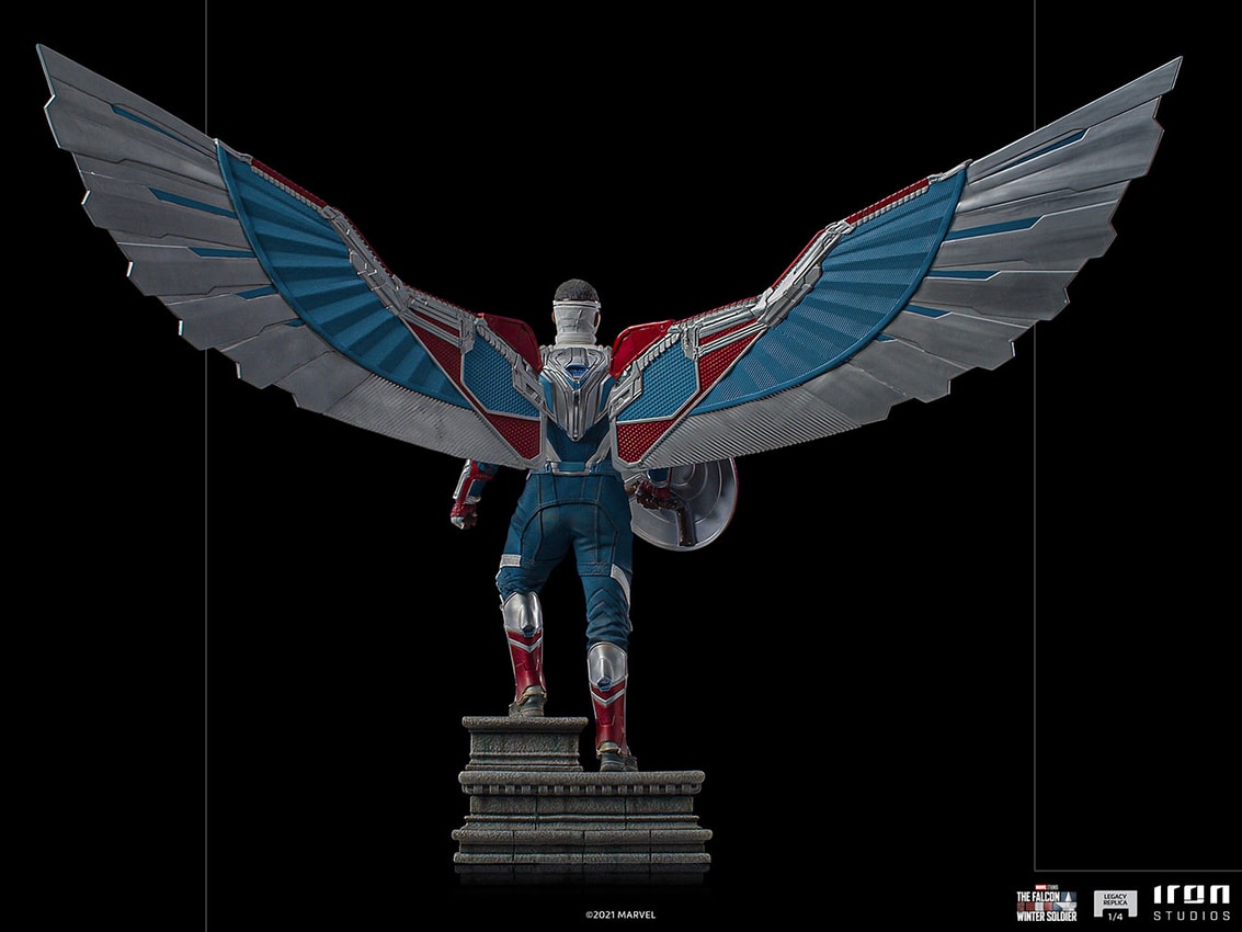 Captain America Sam Wilson (Open Wings Version) Collector Edition - Prototype Shown View 3