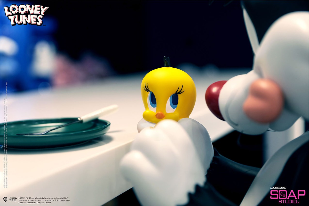 Sylvester & Tweety Sweet Pairing Statue by Soap Studio | Sideshow