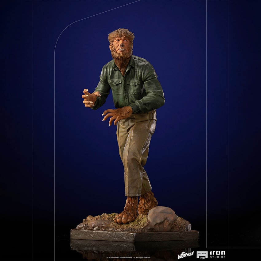 Wolf Man 1:10 Art Scale Statue by Iron Studios | Sideshow