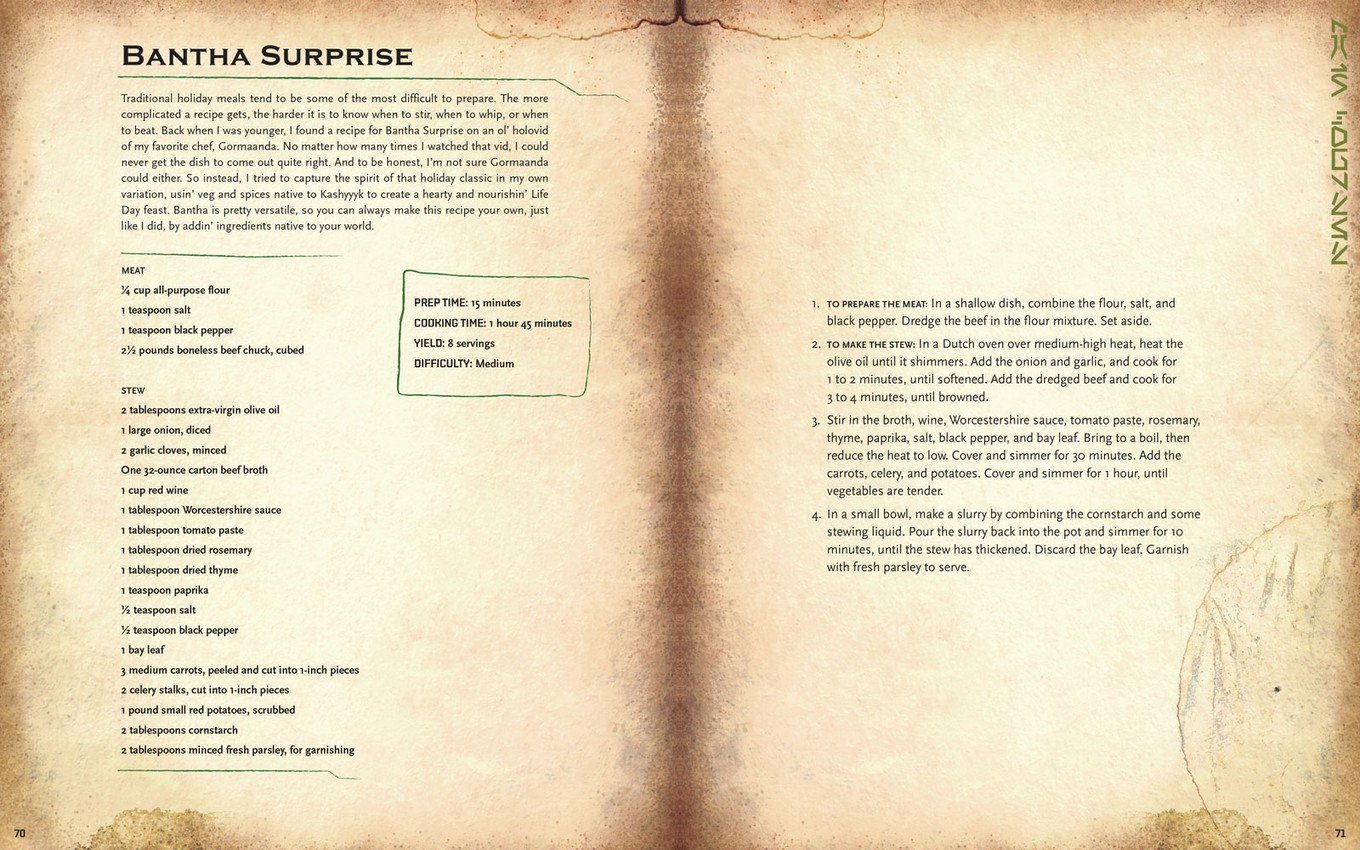 Star Wars: The Life Day Cookbook: Official Holiday Recipes From a Galaxy Far, Far Away Hardcover Book- Prototype Shown View 2