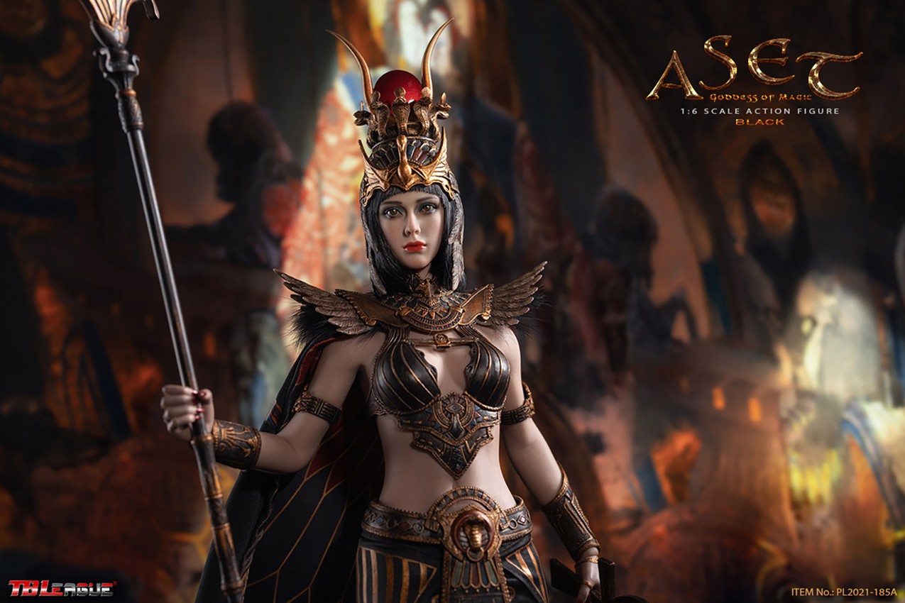 Aset Goddess of Magic (Black) Sixth Scale Figure - Prototype Shown View 5