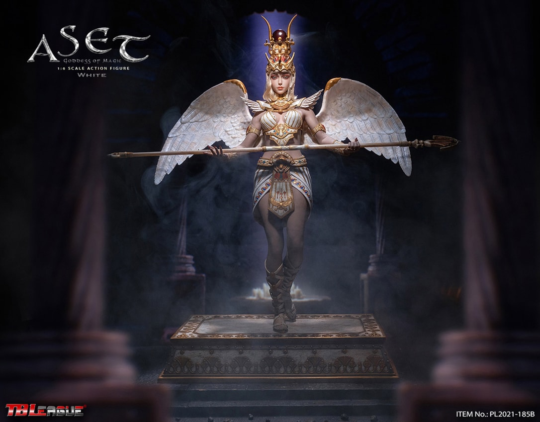 Aset Goddess of Magic (White) Sixth Scale Figure - Prototype Shown View 1