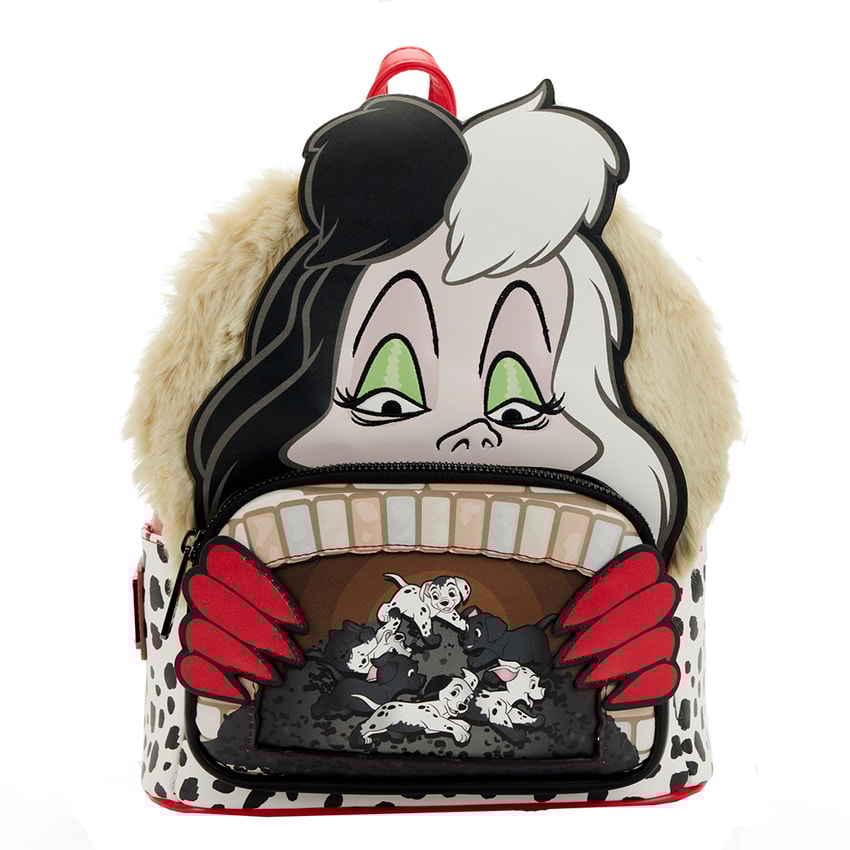 101 Dalmatians Villains Scene Cruella Mini Backpack- Prototype Shown View 1