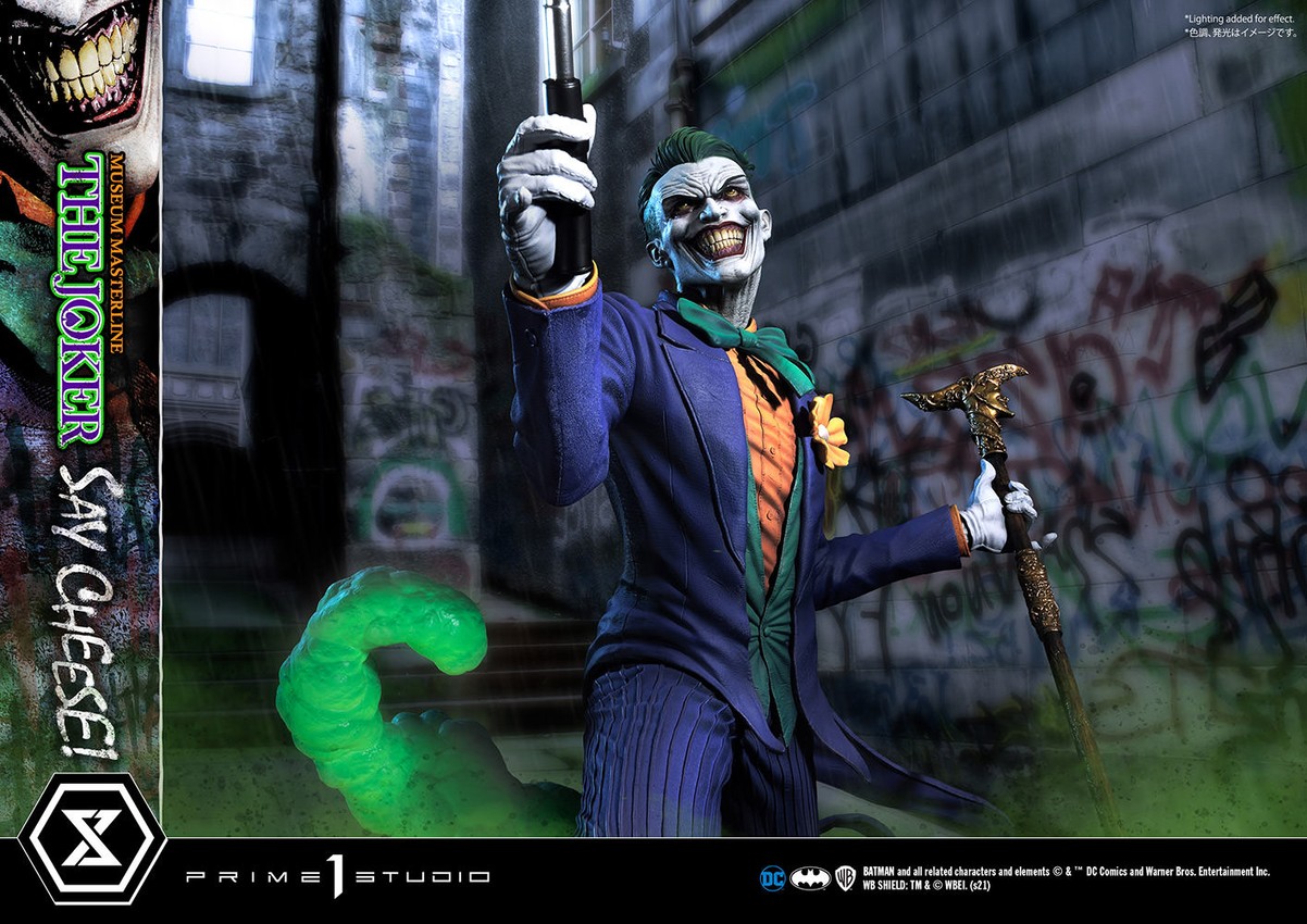 The Joker Say Cheese Statue by Prime 1 Studio | Sideshow Collectibles