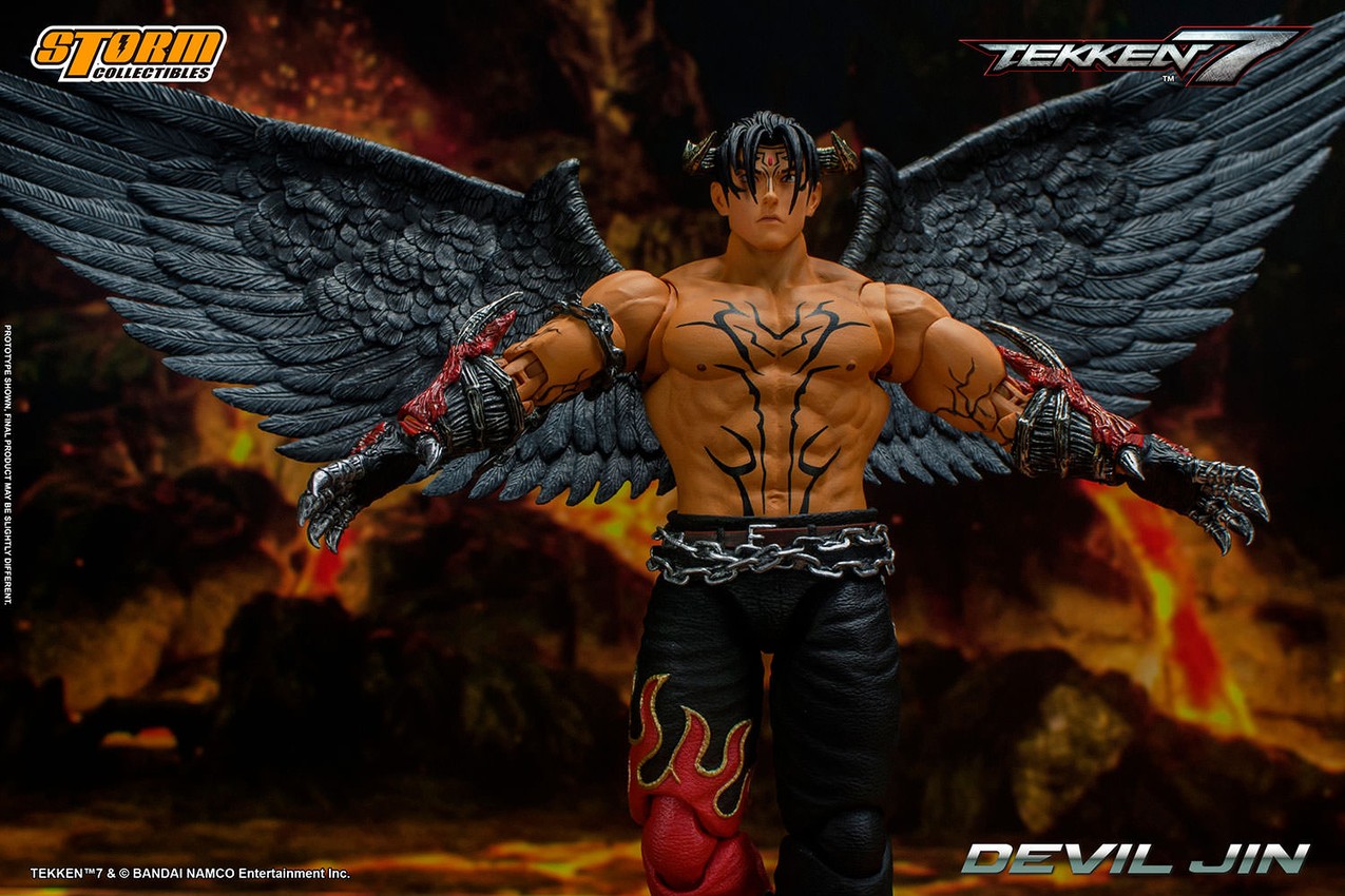Tekken Devil Jin Action Figure - Prototype Shown View 6