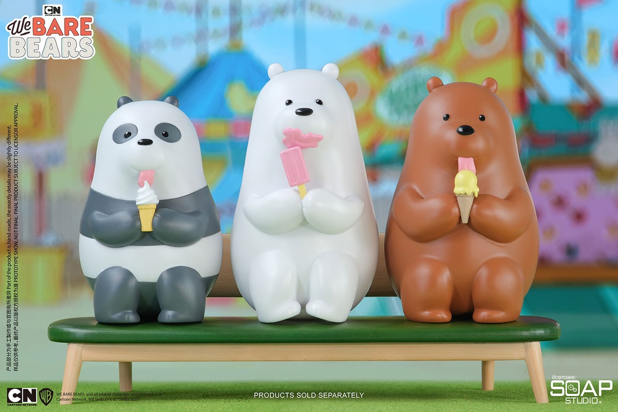 We Bare Bears Ice Cream Lover (Panda Version) Vinyl Collectible Collector Edition - Prototype Shown View 1