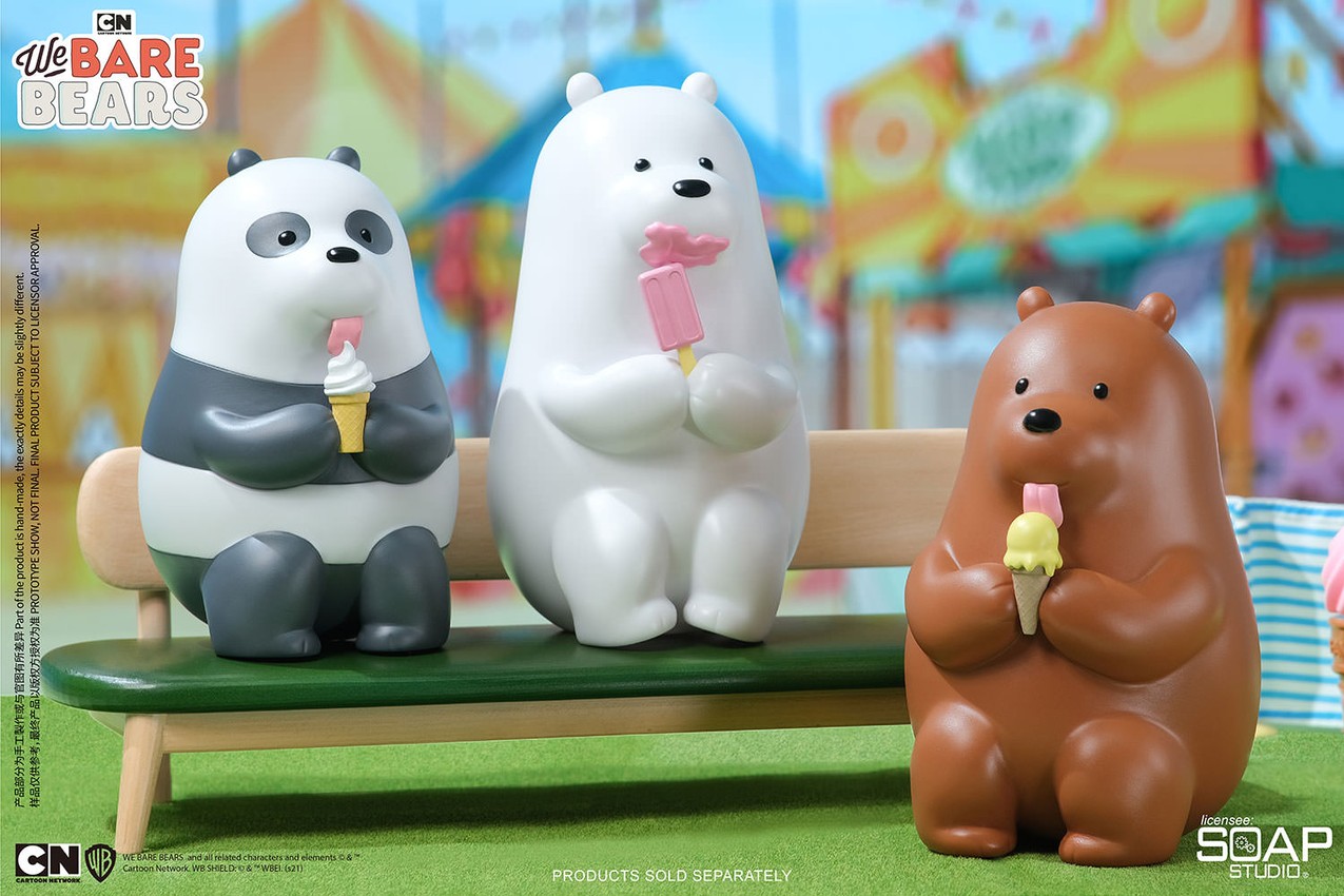 We Bare Bears Ice Cream Lover (Panda Version) Vinyl Collectible Collector Edition - Prototype Shown View 4