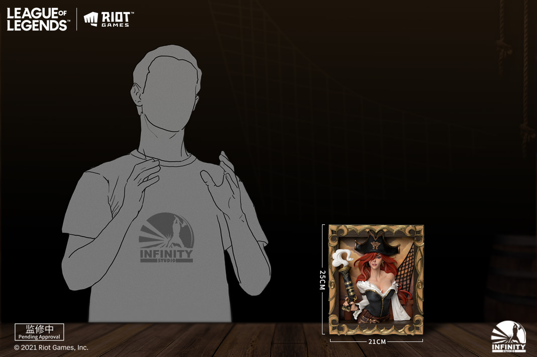 Miss Fortune the Bounty Hunter 3D Photo Frame- Prototype Shown