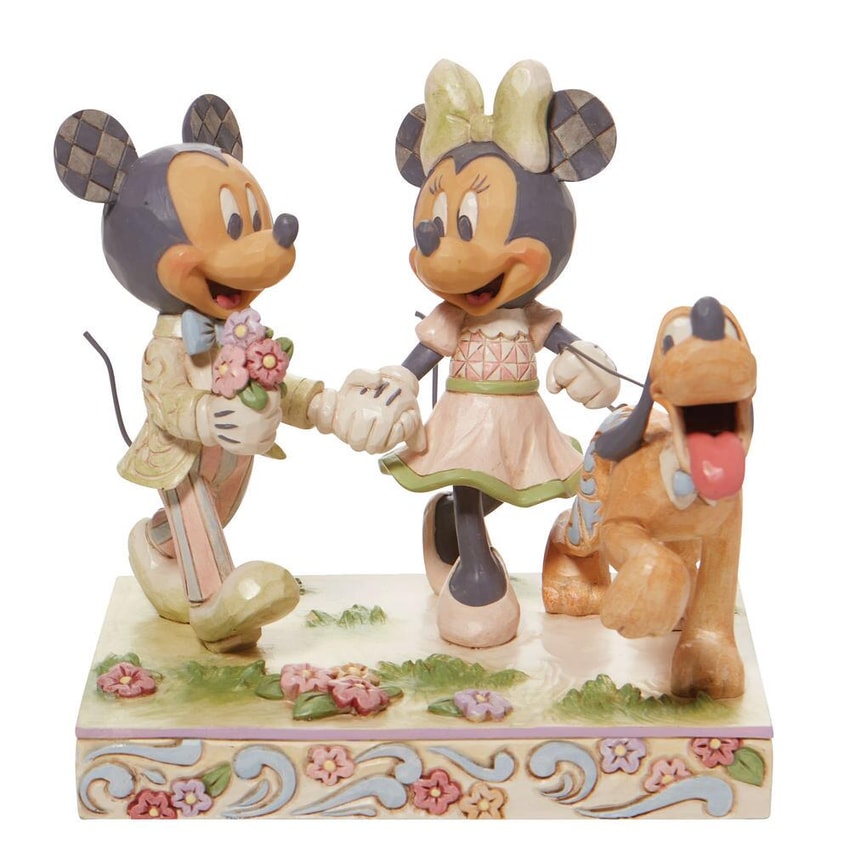 White Woodland Mickey and Minnie- Prototype Shown