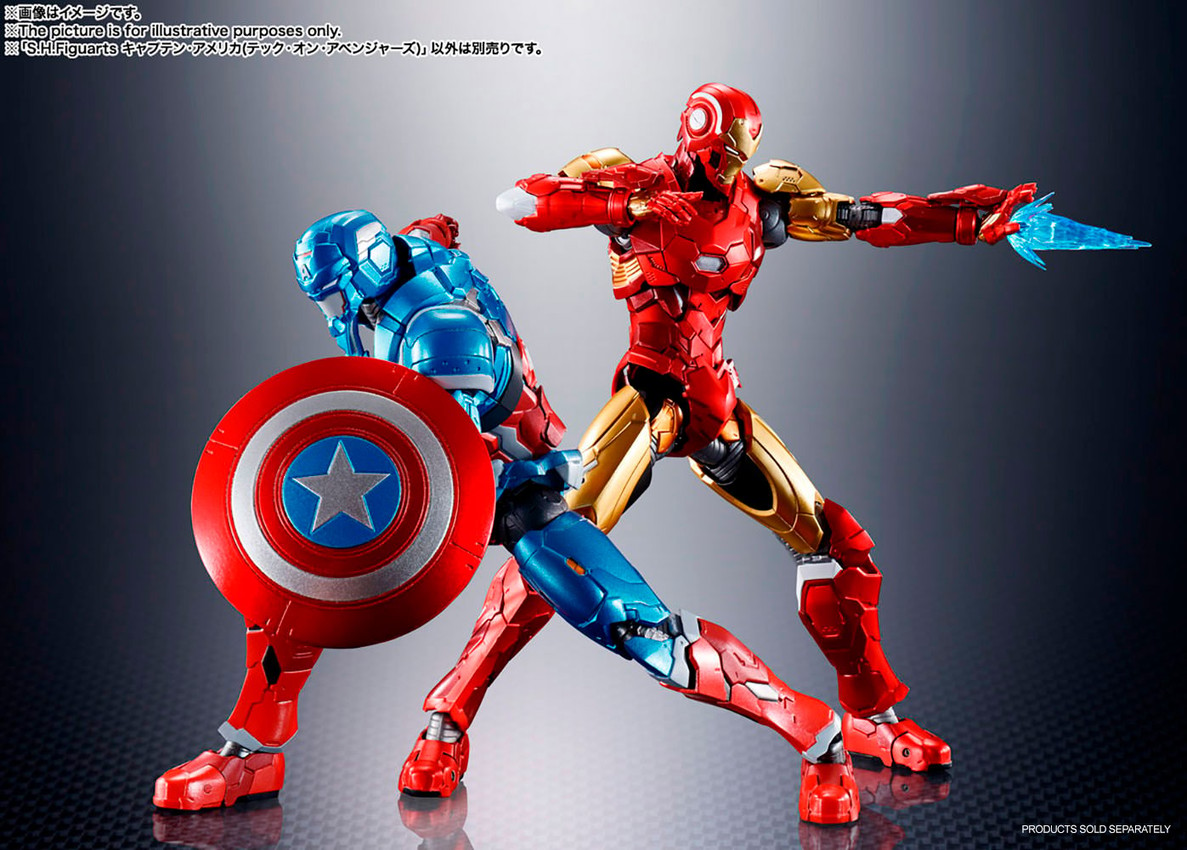 Captain America (Tech-On Avengers)- Prototype Shown