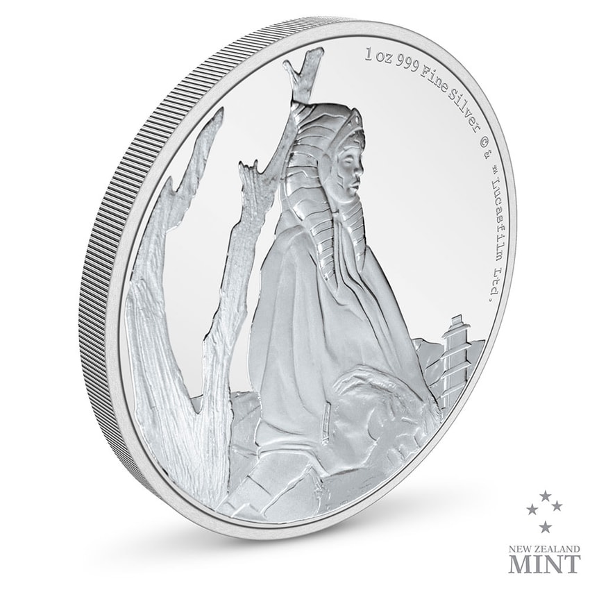 Ahsoka Tano 1oz Silver Coin View 2