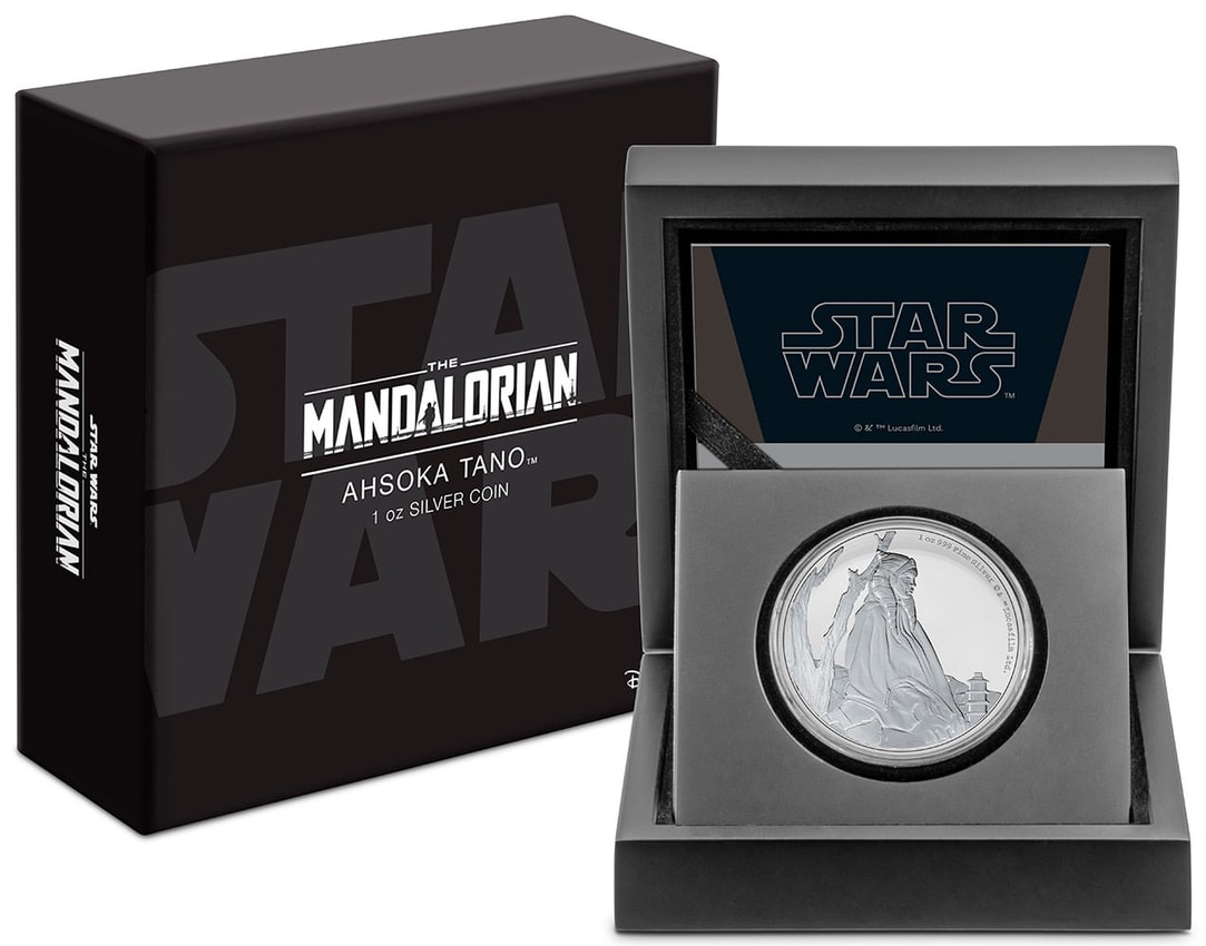 Ahsoka Tano 1oz Silver Coin View 5