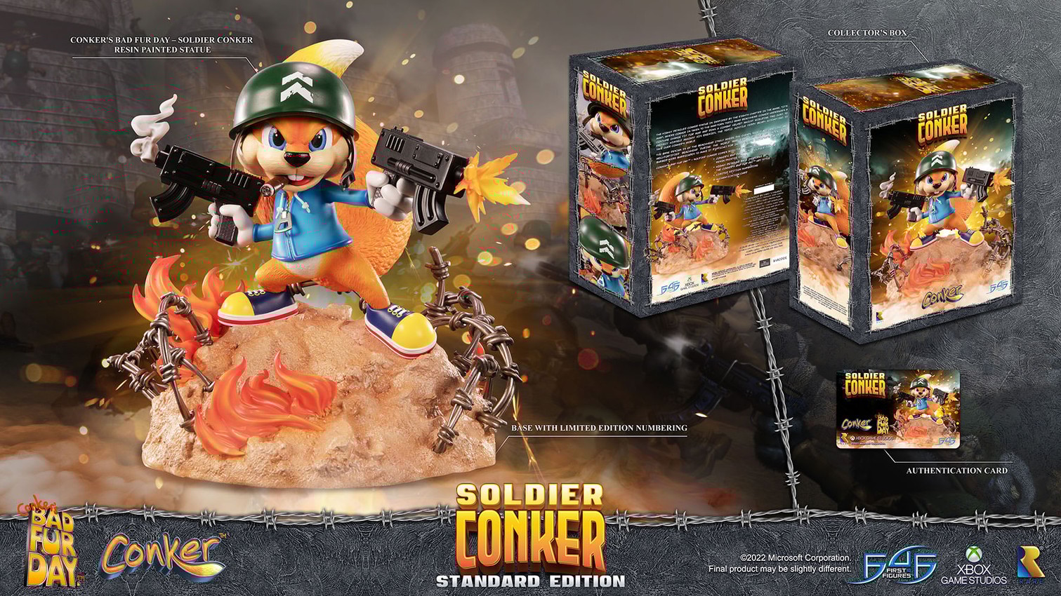 Conker first shop 4 figures