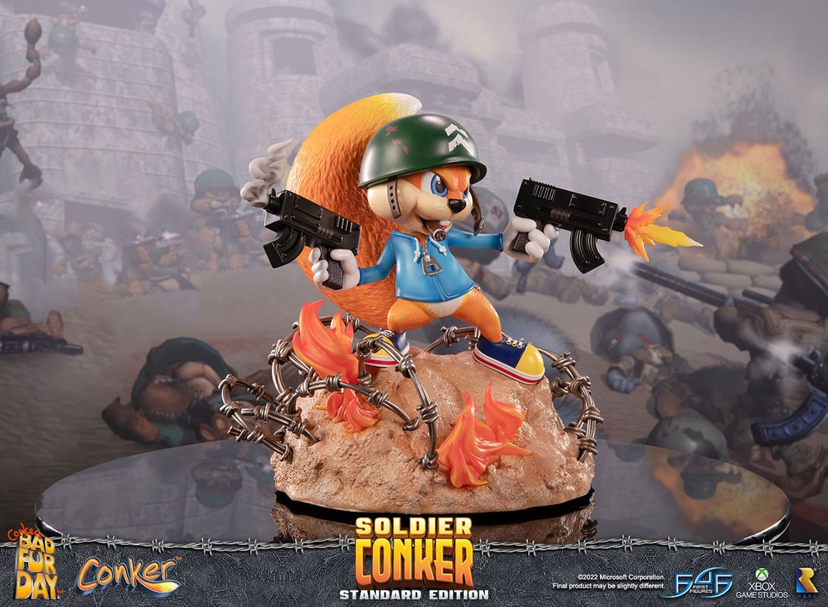 Rare Soldier Conker (Standard Edition) Statues - Prototype Shown View 4