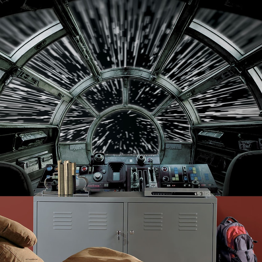 KOMAR Poster Star Wars - Geeky Millennium Falcon 30x40 cm kopen! | HORNBACH