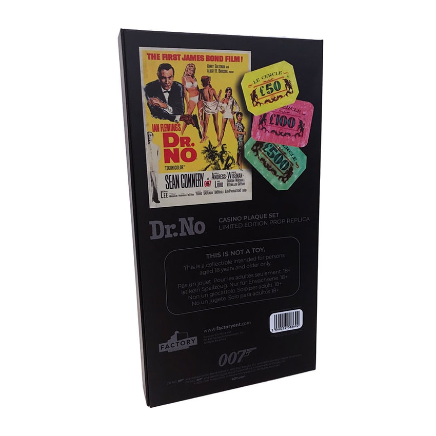 Dr. No Casino Plaques Prop Replica by Factory Entertainment