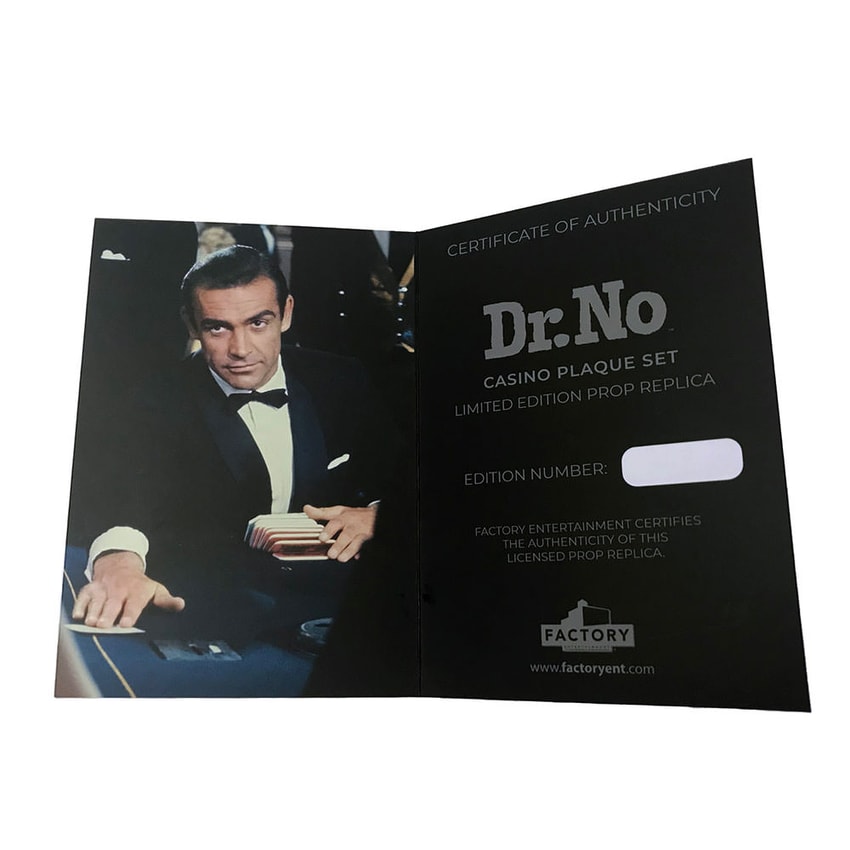 Dr. No Casino Plaques