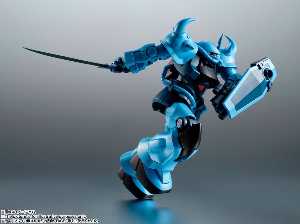 MS-07B Gouf Custom Ver. A.N.I.M.E Collectible Figure by Bandai