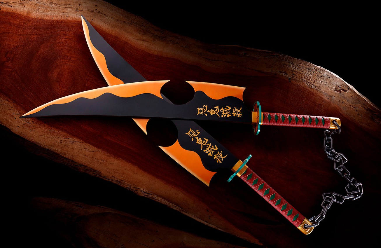 Nichirin Sword (Tengen Uzui) Prop Replica by Bandai