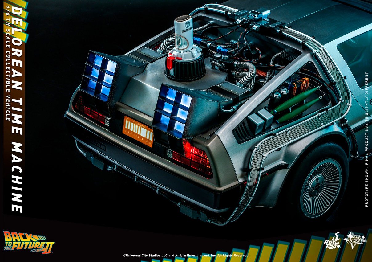 DeLorean Time Machine Sixth Scale Figure Accessory by Hot Toys