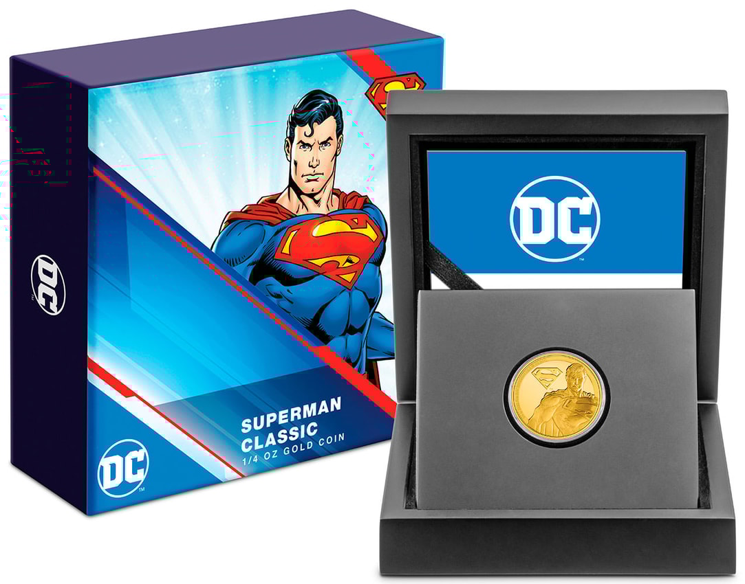 Superman Classic 1/4oz Gold Coin