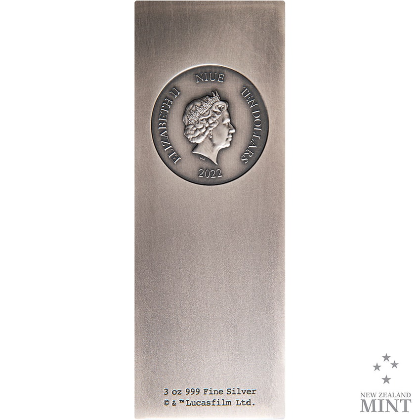 Han Solo in Carbonite 3oz Silver Coin