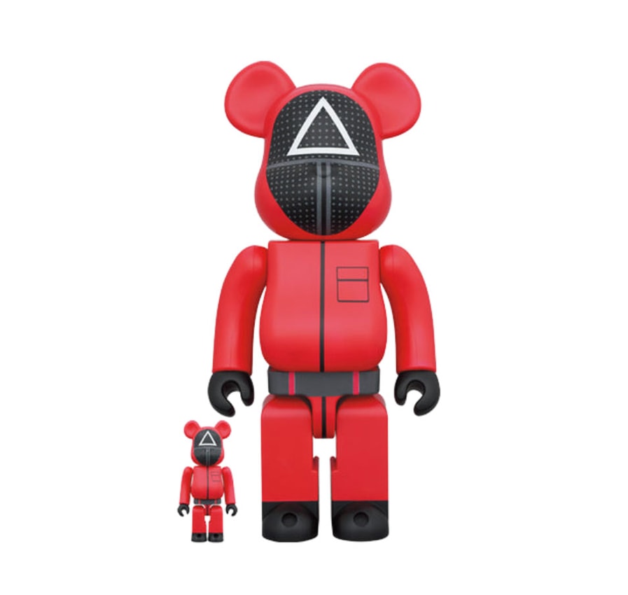 Be@rbrick Squid Game Guard (Triangle) 100% & 400%- Prototype Shown View 1