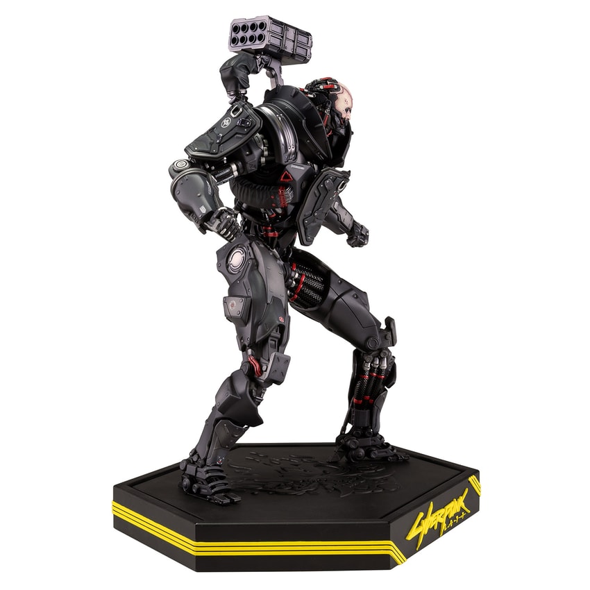 Cyberpunk 2077 Adam Smasher Collectible Figure - Prototype Shown View 6