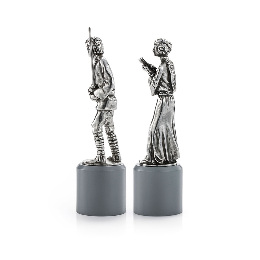 Luke & Leia King & Queen Chess Piece Pair- Prototype Shown