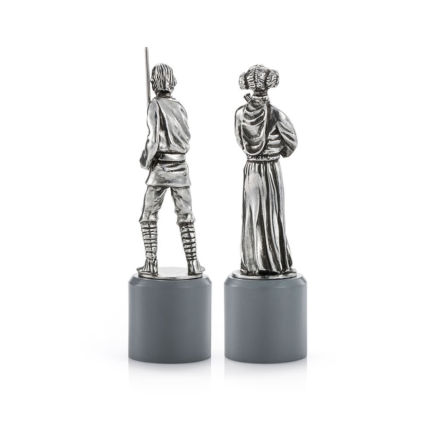 Luke & Leia King & Queen Chess Piece Pair- Prototype Shown