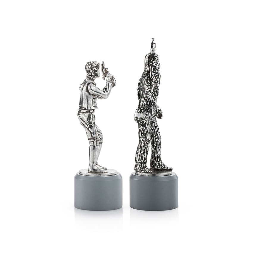 Han Solo & Chewbacca Bishop Chess Piece Pair- Prototype Shown