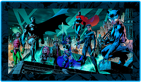 Justice League (1) LED Mini-Poster Light