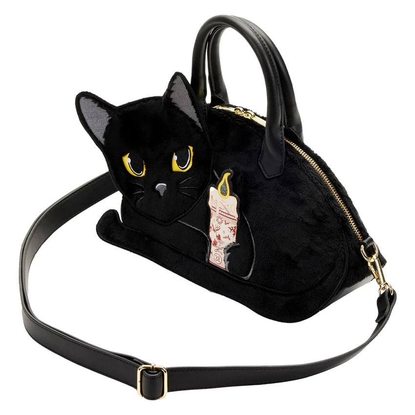 Hocus Pocus Binx Holding Candle Crossbody
