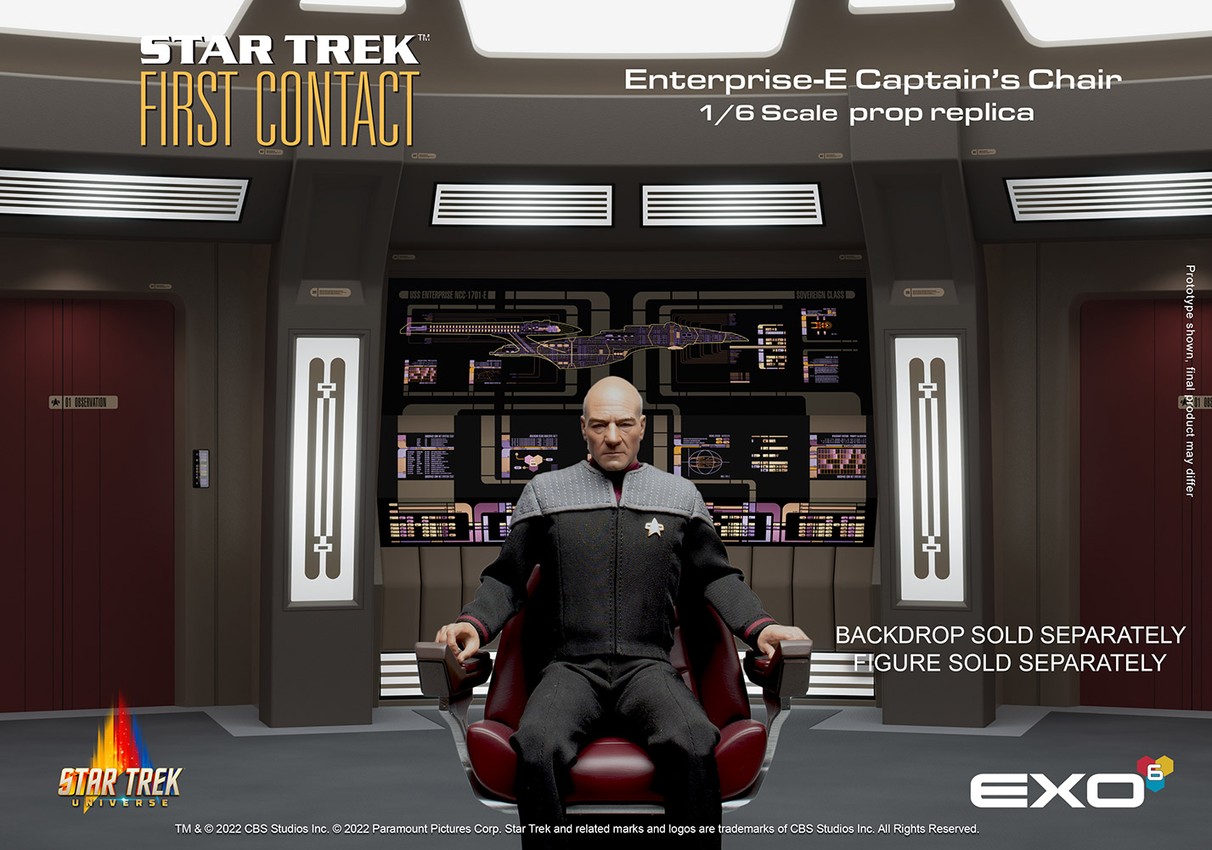 Star Trek: First Contact Enterprise-E Captain’s Chair- Prototype Shown
