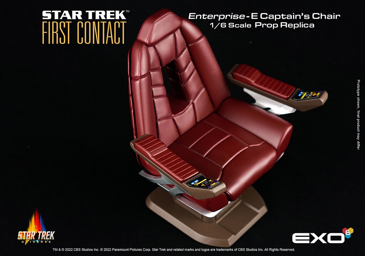 Star Trek: First Contact Enterprise-E Captain’s Chair- Prototype Shown